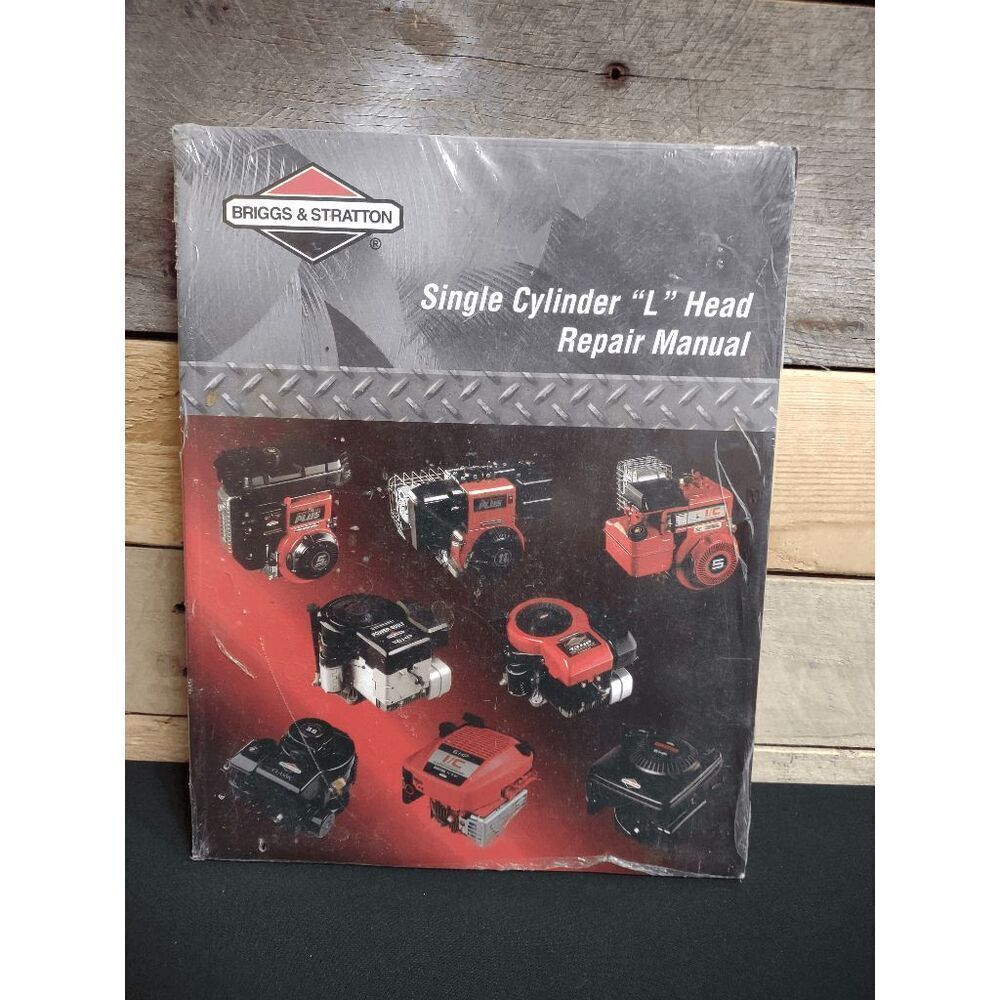 NEW Briggs & Stratton Single Cylinder "L" Head Repair Manual 270962-6/99